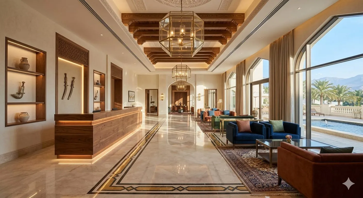 Hotel lobby renovation Muscat